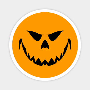 Pumpkin Face Orange Magnet